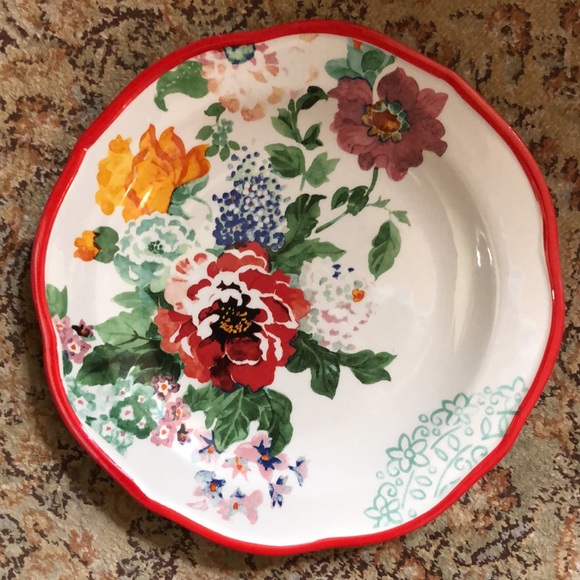 THE PIONEER WOMAN Set-of-2 “Country Garden” Stoneware Salad Dessert Plate 8.5-9” - Picture 12 of 17